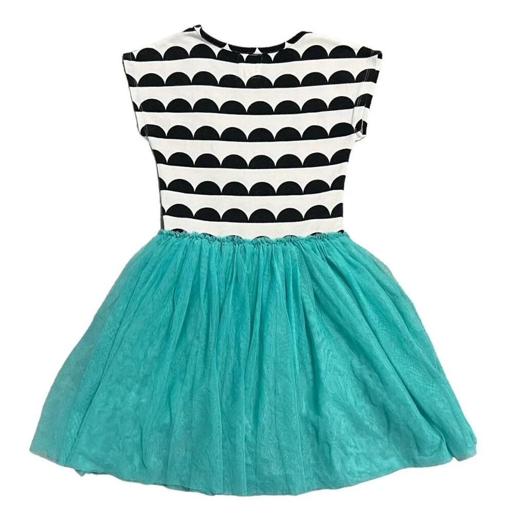 Taylor Joelle 8Y Color Me Happy Turquoise Tulle Dress